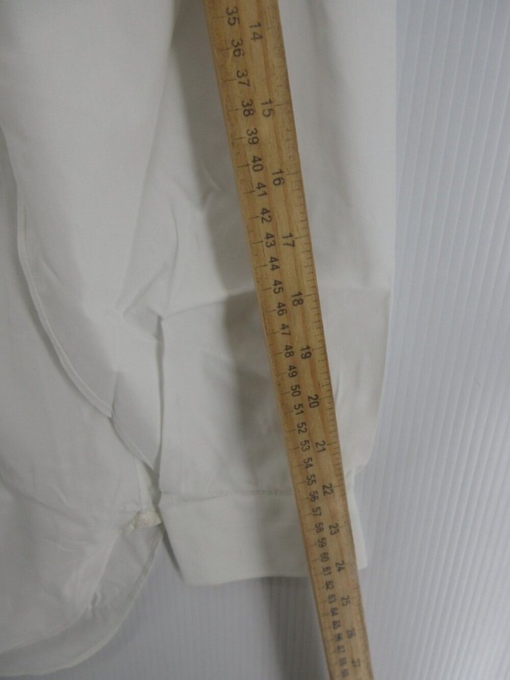 Luigi Borrelli Shirt 17.5 Button Up Dress Shirt Quiet Luxury Italy - Picture 7 of 12